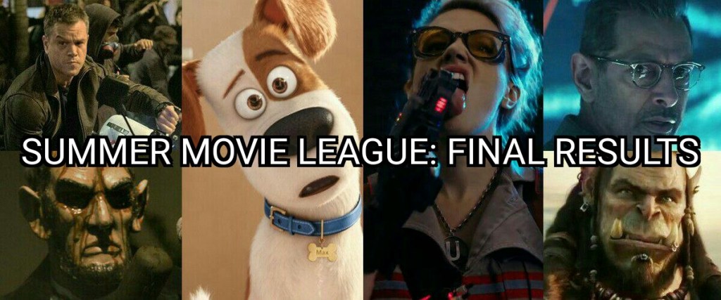 Summer Movie League: Final&nbsp;Results