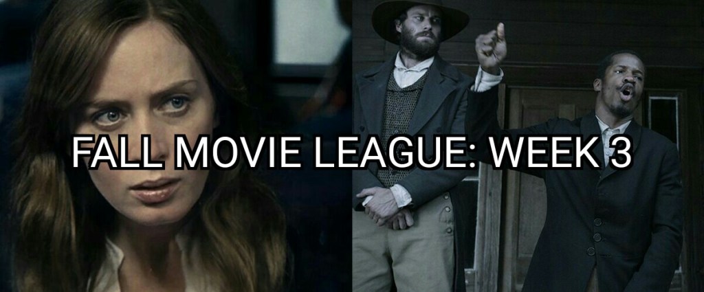Fall Movie League: Week&nbsp;3