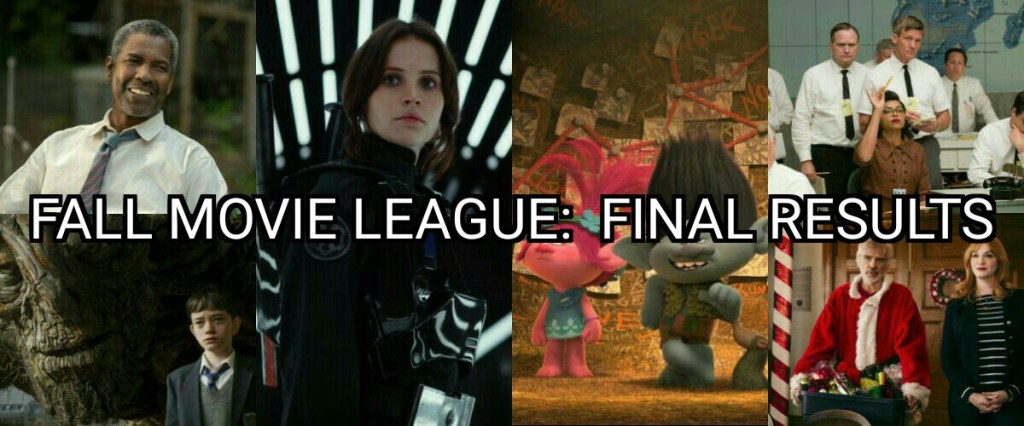 Fall Movie League: Final&nbsp;Results